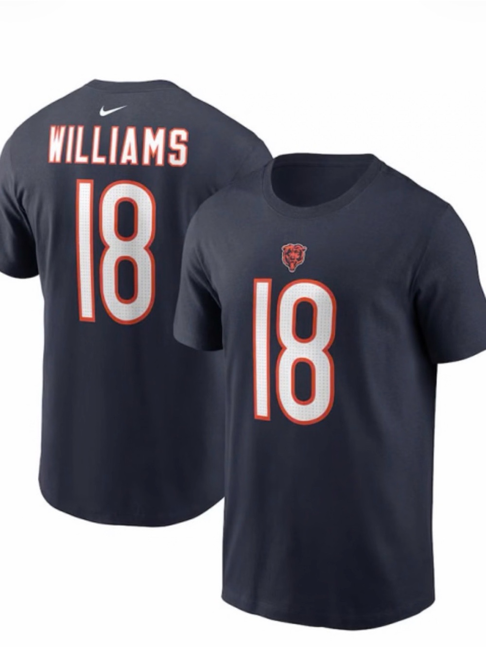 Men’s Nike Officially licensed NFL Chicago Bears Williams t shirt. NWT!
